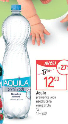 Přírodní voda Aquila Aqualinea