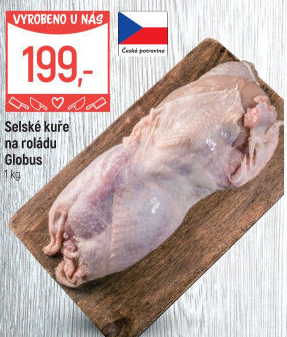 Selské kuře na roládu Globus