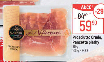 Šunka Prosciutto Crudo Veritalia