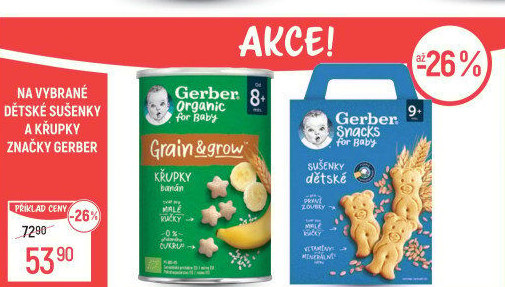 Sušenky dětské Gerber Snack for Baby