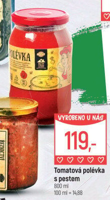 Tomatová polévka Globus