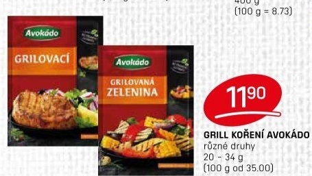 Koření Grilovací Avokádo