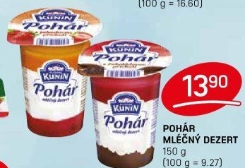 Mléčný Pohár Mlékárna Kunín