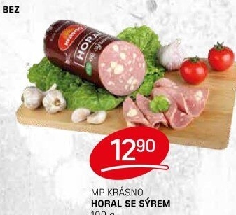 Salám Horal se sýrem Krásno