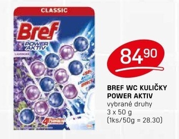 WC blok tuhý Power Aktiv Bref