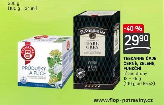 Čaj černý Teekanne