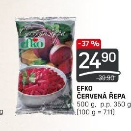 Červená řepa Efko