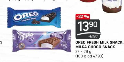 Fresh Milk snack Oreo