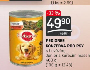 Konzerva pro psy Pedigree