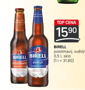 Nealkoholické pivo polotmavé Birell