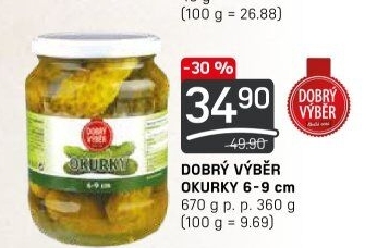 Okurky Dobrý Výběr