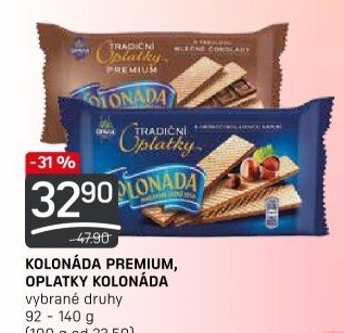 Oplatky premium Kolonáda Opavia