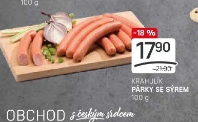 Párky se sýrem Krahulík