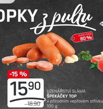 Špekáčky Top Sláma