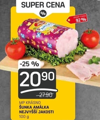Šunka Amálka nejvyšší jakosti Krásno