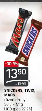 Tyčinka Snickers