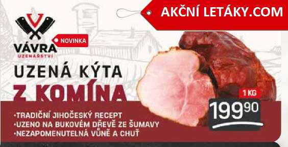 Uzená kýta z komína Uzenářství Vávra