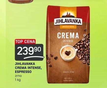 Zrnková káva Crema Intense Jihlavanka