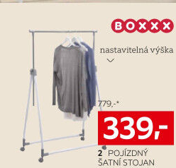 POJÍZDNÝ ŠATNÍ STOJAN