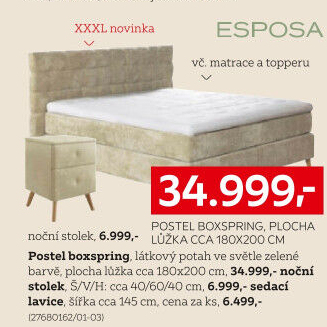 POSTEL BOXSPRING