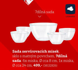 SADA SERVÍROVACÍCH MISEK