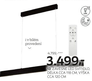 ZÁVĚSNÉ LED SVÍTIDLO