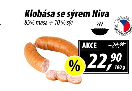 Klobása s nivou