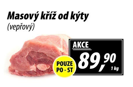 Masový kříž od kýty vepřový