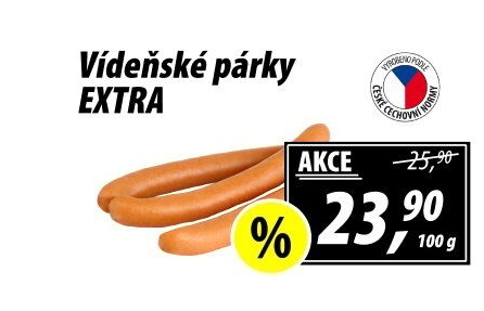 Párky vídeňské extra