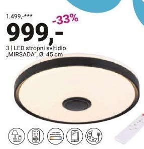 LED STROPNÍ SVÍTIDLO „MIRSADA“