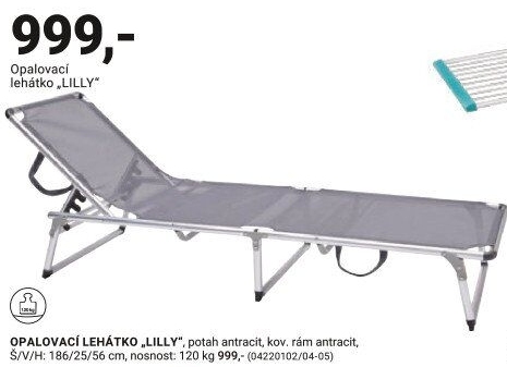 OPALOVACÍ LEHÁTKO „LILLY“