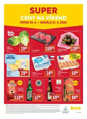 akční leták BILLA 17.4.2024-23.4.2024