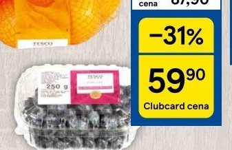 Borůvky Tesco