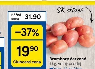 Brambory červené