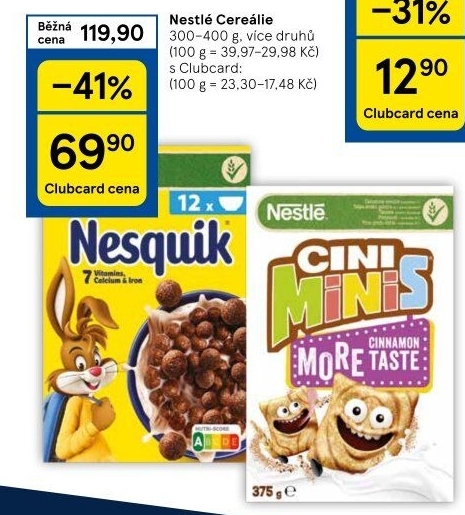 Cereálie Nestlé