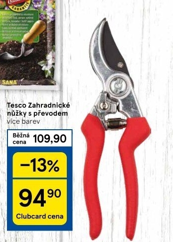 Zahradnické nůžky Tesco