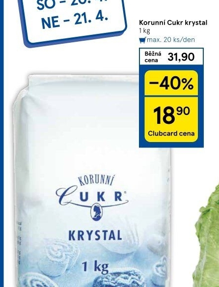 Cukr krystal Korunní
