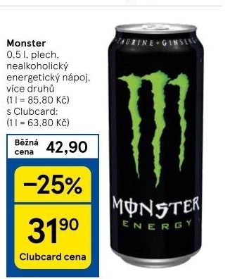 Energetický nápoj Monster Energy