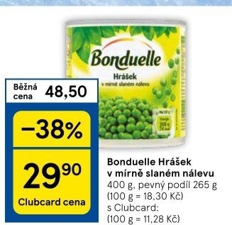 Hrášek Bonduelle