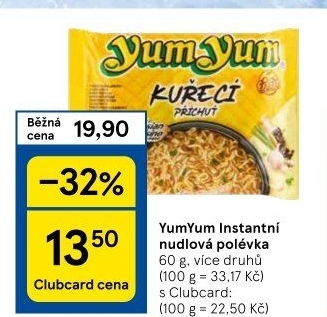 Instantní polévka YumYum