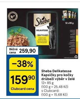 Kapsičky pro kočky Delicatesse Sheba