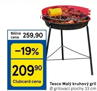Kulatý gril Tesco