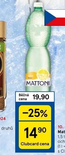 Ochucená voda Mattoni
