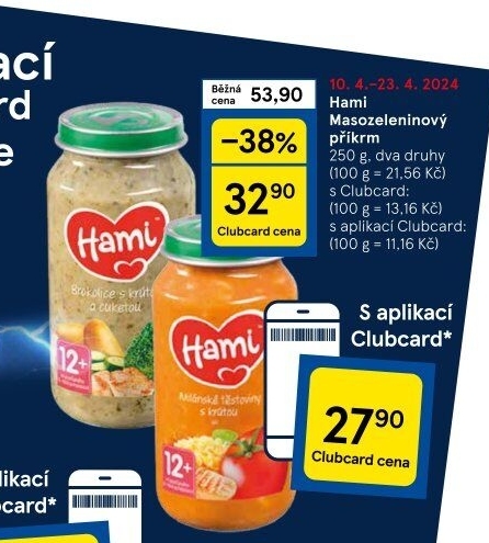 Příkrm masozeleninový Hami