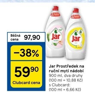 Prostředek na nádobí Jar