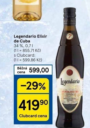 Rum Legendario Elixir de Cuba 7YO