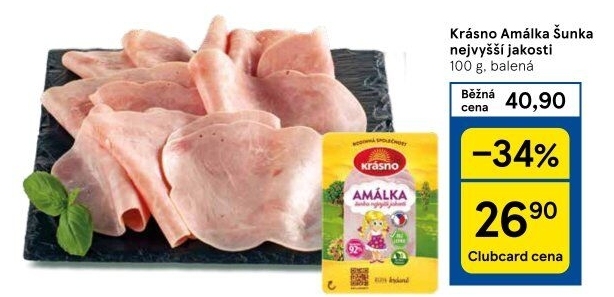 Šunka Amálka nejvyšší jakosti Krásno
