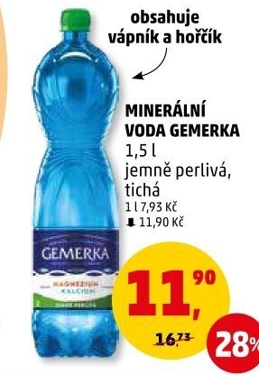 Minerální voda Gemerka