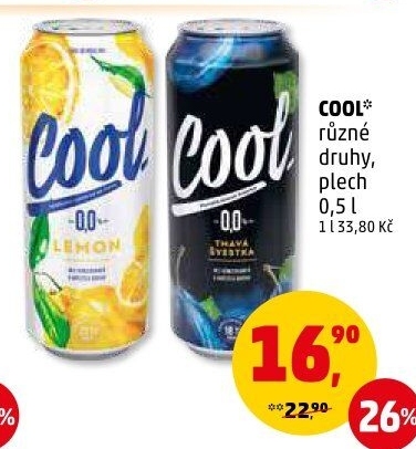 Nealkoholické pivo ochucené Staropramen Cool