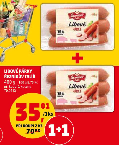 Párky libové Řezníkův talíř